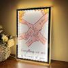 Acrylic Light Up Picture Frame Mother Day Holding Hands Frame Light Unique Design for Women Grandma Birthday Christmas Gift