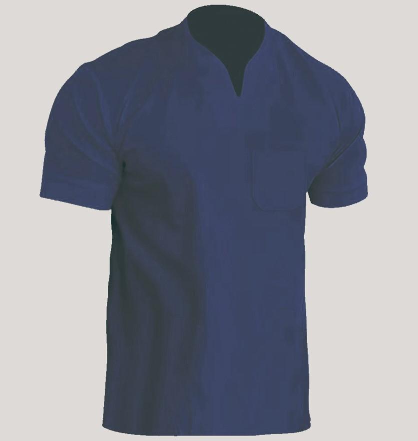 GMXIA Men's Fashion Casual Summer Spring Short Sleeve V-Neck Blouses & Shirts