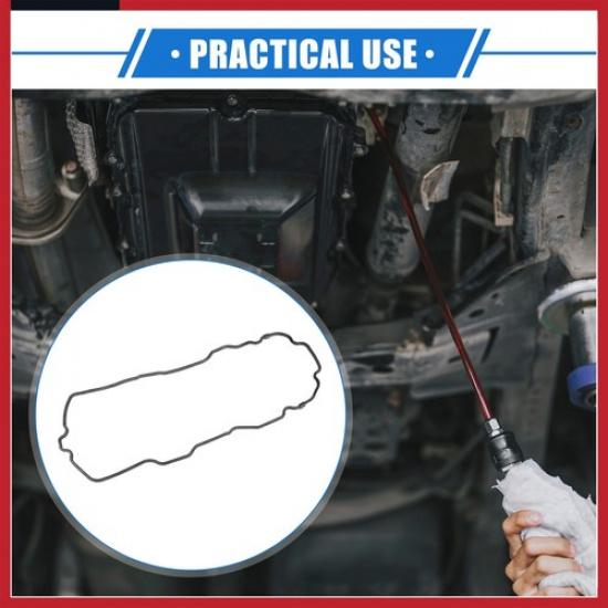 Car Oil Pan Gasket for Ford 2004-2012 Rubber Black Transmission Pan Gasket Auto