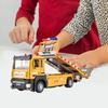 1/32 Tow Truck Toy,Construction Toys,Flatbed Trailer,Holiday Gift Alloy Model,Tow