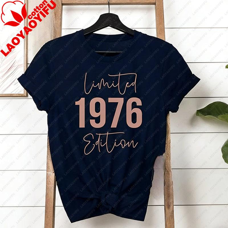 50th Birthday T Shirt 50 Years Tshirt Funny Joke Tshirt Birthday Fans Gift Unisex Tee Top Limited Edition Tshirt 1976 Cotton Shirt