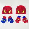 Spider-Man Kids' Knitted Hat and Gloves Set – Cozy Cartoon Marvel Winter Gear for Ages 6-12
