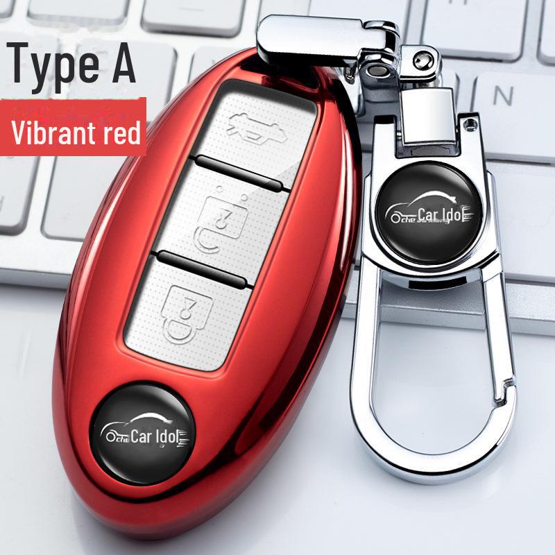 Kompatibel mit Nissan Modellen: Sylphy, Qijun, Teana, Qashqai, Tiida und Kicks - Premium Schlüsselhülle