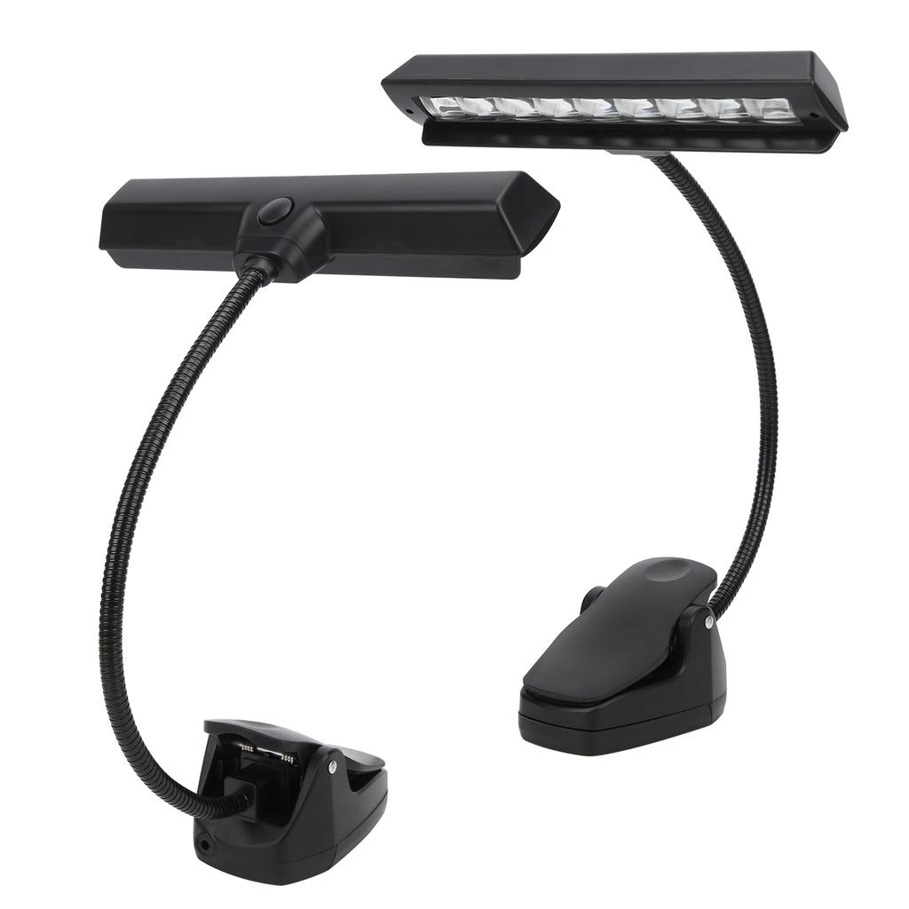 Music Stand Lights LED Clip‑On Adjustable Neck Professional USB Desk Lamps