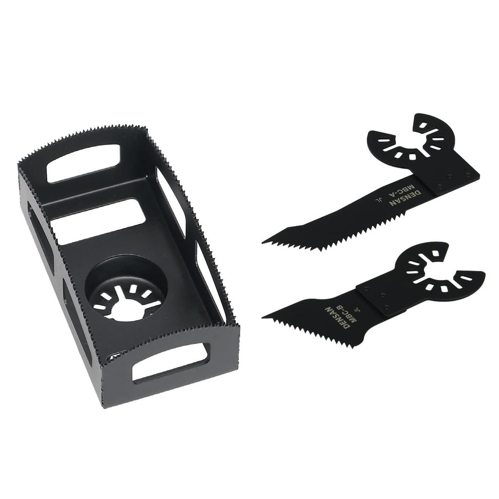 Jefcom Switch Box Saw Attachment Set for Multi Tool (OIS Blade) SWC-SMBC-3S