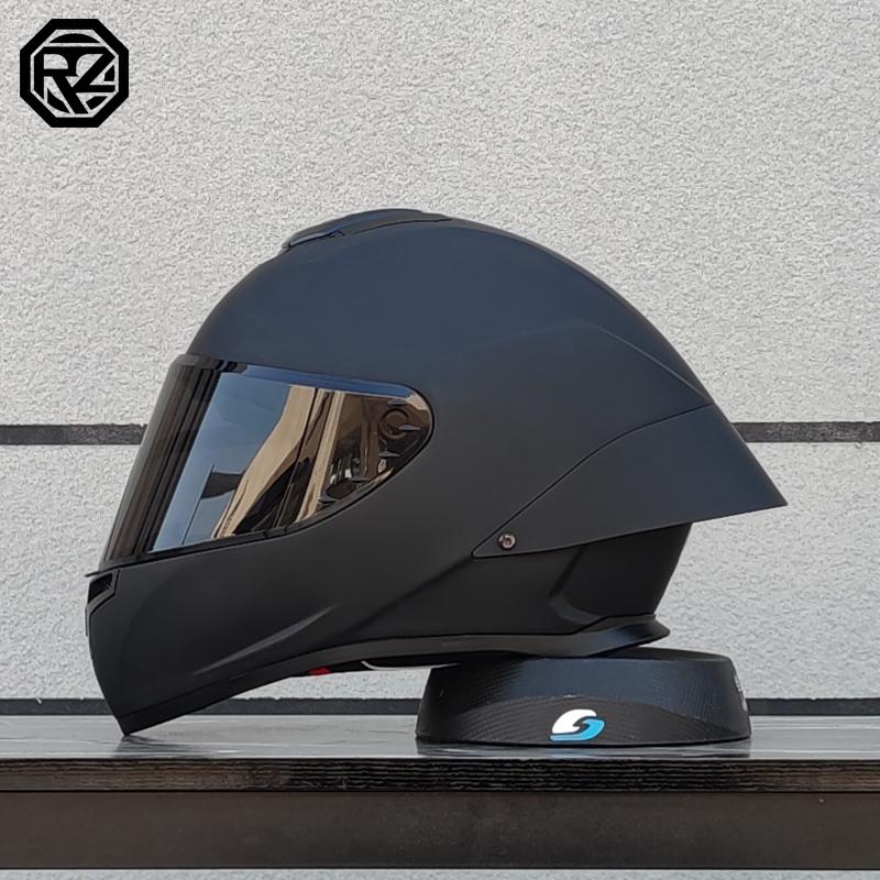 ORZ Motorcycle helmet, men's and women's dual lens full face helmet, motorcycle sports car, all season full face helmet