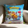 Kwaii Anime T-Township Pillow Case pillowcase, double-sided printed, sofa cushion, bedroom headboard pillow