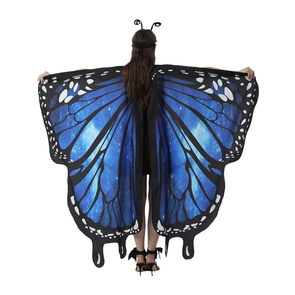Cape Rotating Butterfly Cape Decorated Belly Dance Butterfly Halloween Costume