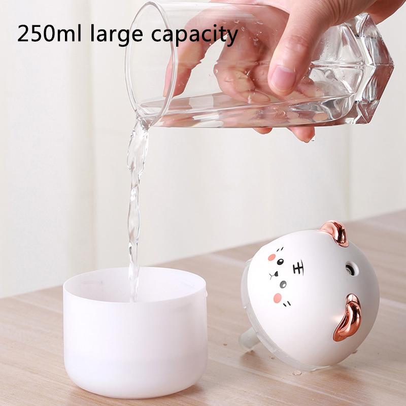 Xiaomi Umidificator drăguț pentru animale de companie, mini birou, birou, aer condiționat, umidificare a aerului în cameră, umidificare usb pentru uz casnic mic, spray de ceață grea