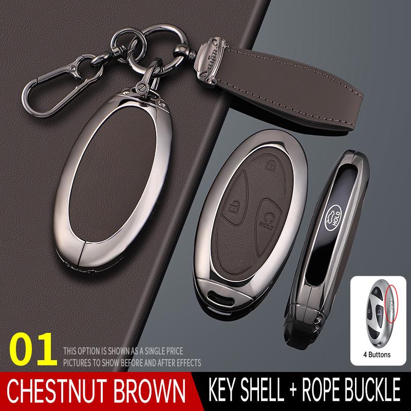 Key Case for Modern Tucson, 11th Gen Sonata, Encino, Santa Fe, and Elantra Models