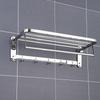 Xuan Yong 304 Stainless Steel Foldable Bathroom Towel Rack with Hooks