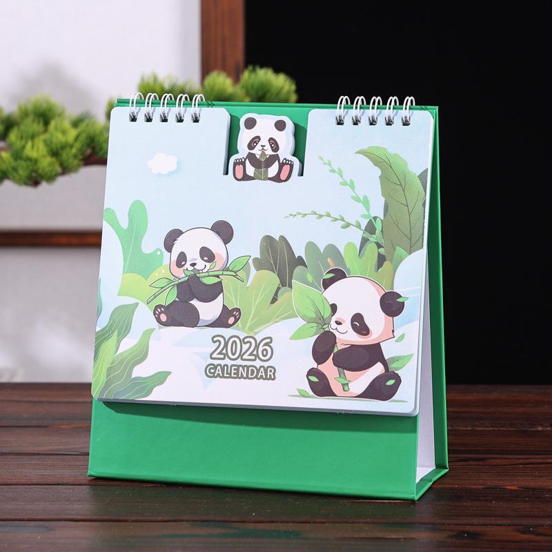 2026 Chinese Style Year of the Horse Red Desk Calendar – Creative Cut-out Design