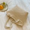 Solid Color Women Straw Tote Bag Bohemian Underarm Shoulder Bag Casual Beach Handbag  Travel