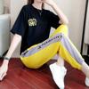 Temperament Ins Short-sleeved Fashion Trend Loose Sports Running Wear Casual Age-reducing Two-piece Suit Summer Women