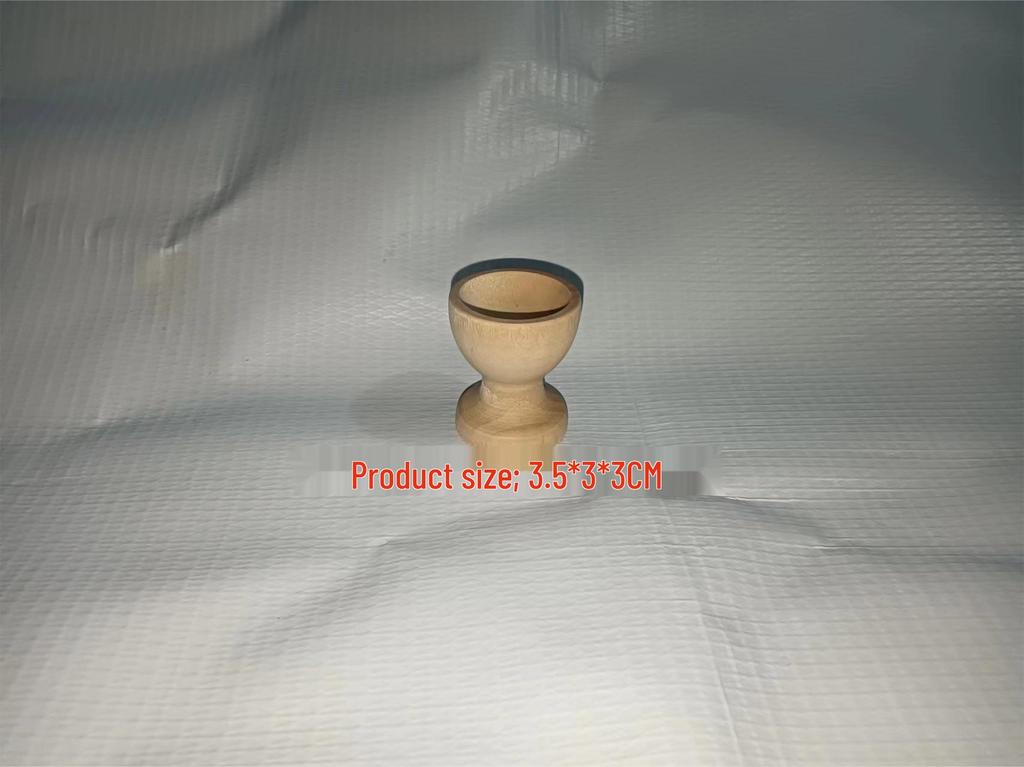 Beech Wood Simulation Egg for DIY Painting - Children's Hand-Painted Craft