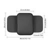 Soft Leather Automotive Console Cushion Ergonomic Elbow Support Rest with Removable Cover Nonslip Design for Long Drives