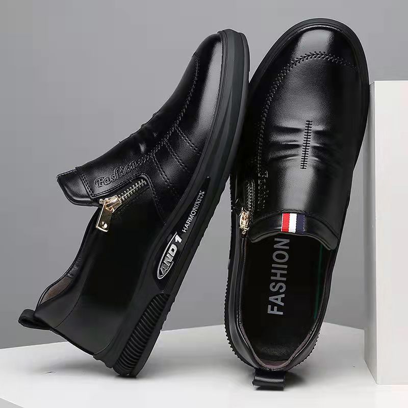 Fashion Men's Loafers Fashionable Casual Driving Shoes, Classic PU Leather Slip-on Loafers Shoes for Men 2024 New Light Walking Shoe