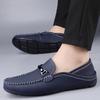 Handmade Casual Loafers Soft Comfort Man Walking Shoes New Flats Brand Men Dress Shoes Genuine Leather Slip-on Mocassin