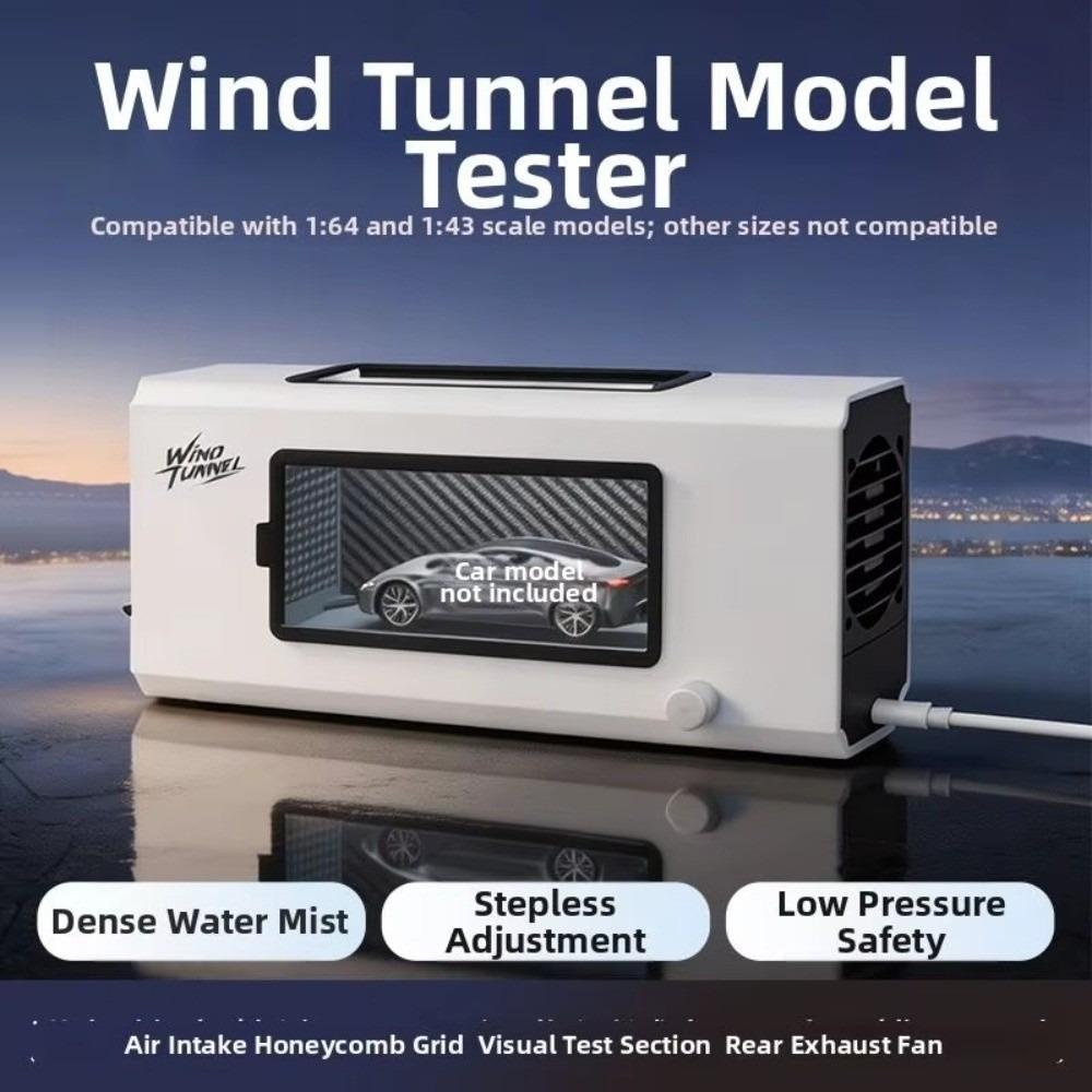 Dynamic Display Wind Tunnel Simulator Clear Flow Path Mini Wind Tunnel Desktop Decoration
