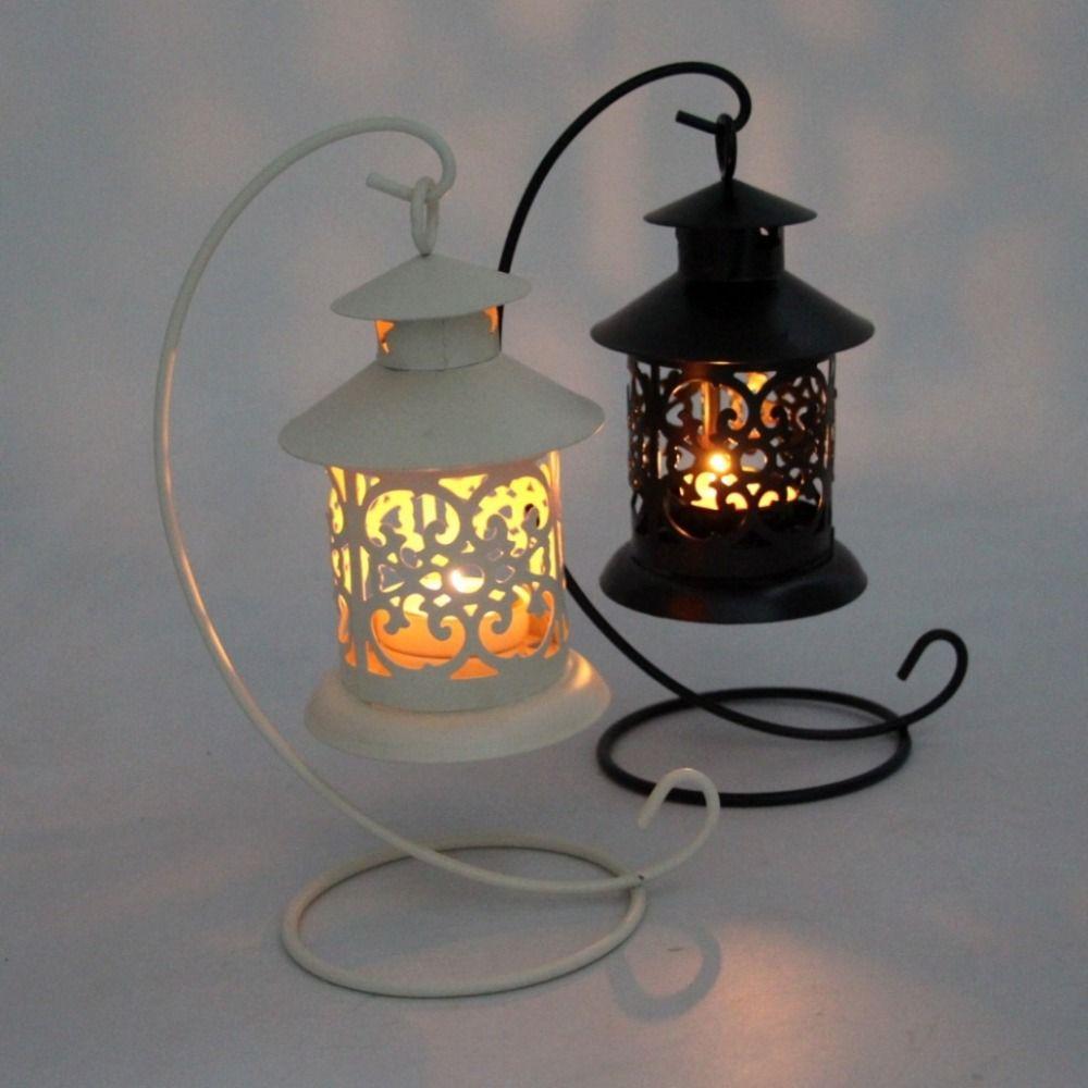 Hangable Wedding Hanging Candlestick Exquisite Star Candle Holders Hollow Candle Holders  Tabletop