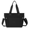 Borsa a mano versatile a spalla singola, borsa grande da donna, nuova versione coreana in tessuto di nylon, grande capacità, semplice borsa tote per lo shopping
