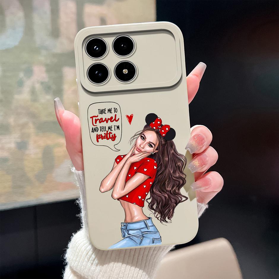 Pretty Butterfly Phone Cases For Xiaomi Poco F8 Pro Ultra Silicone Full Protective Bumper For PocoF8Pro Fundas PocoF8Ultra Cover