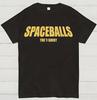 2026 Spaceballs Movie Graphic TShirt Golden Lettering Casual Short Sleeve Comfortable and Loose Unisexs and WOMENs Tshirts
