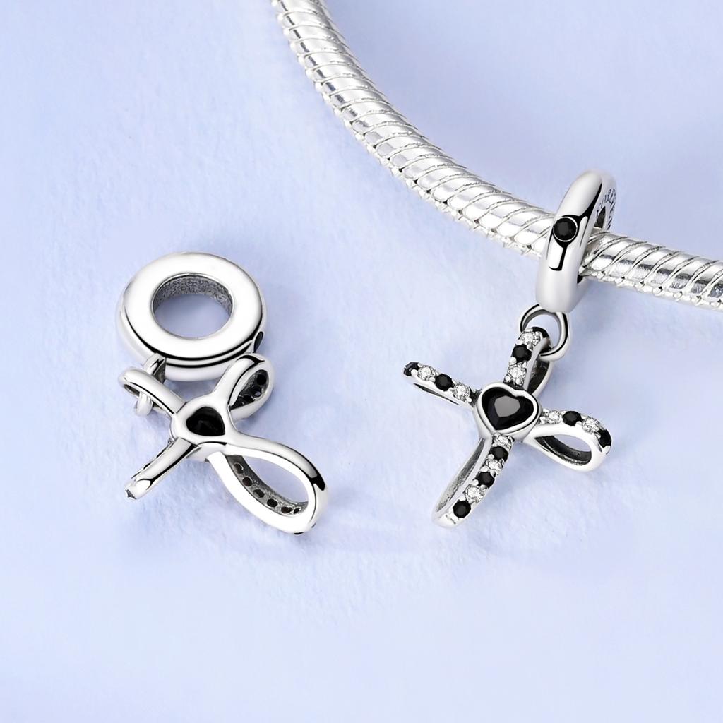 Charms 925 Silver Original Bead Openable Heart Penguin Claw For Girl Pendant Fit Bracelet Diy Woman Fashion Jewelry