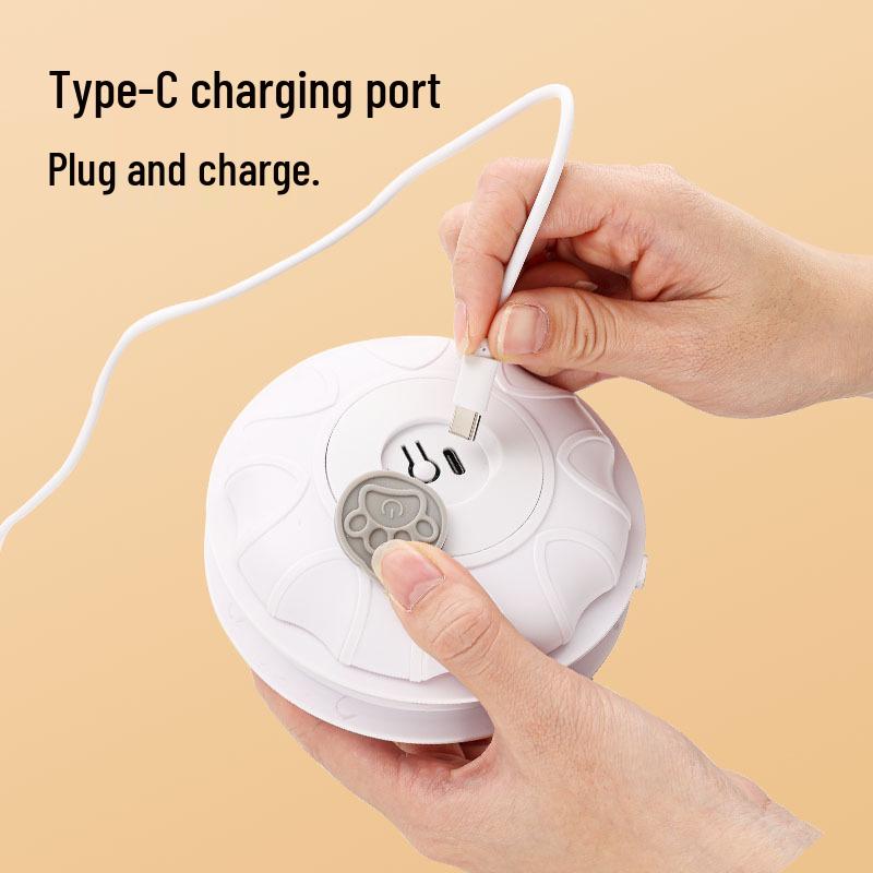 Automatyczna obrotowa zabawka dla kota: Piłka do samodycznej zabawy, do polowania i dekompresji