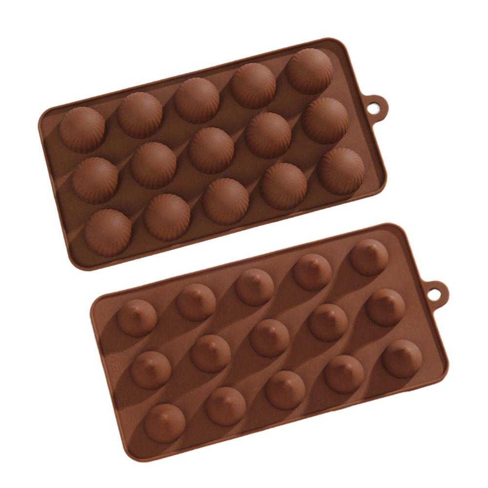 Handmade Design Silicone Chocolate Mold Non-Stick Surface Pudding Mold  Dessert Baking