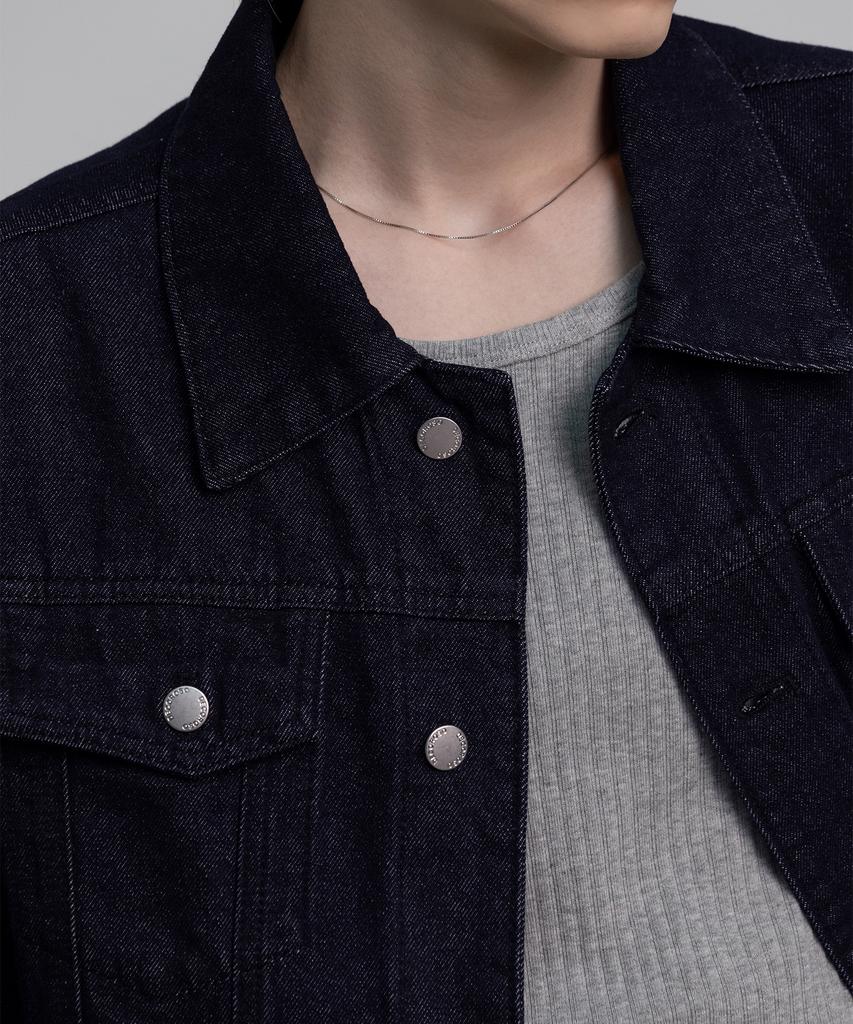 DECOROSO Knox Denim Trucker Jacket [Dark Indigo]