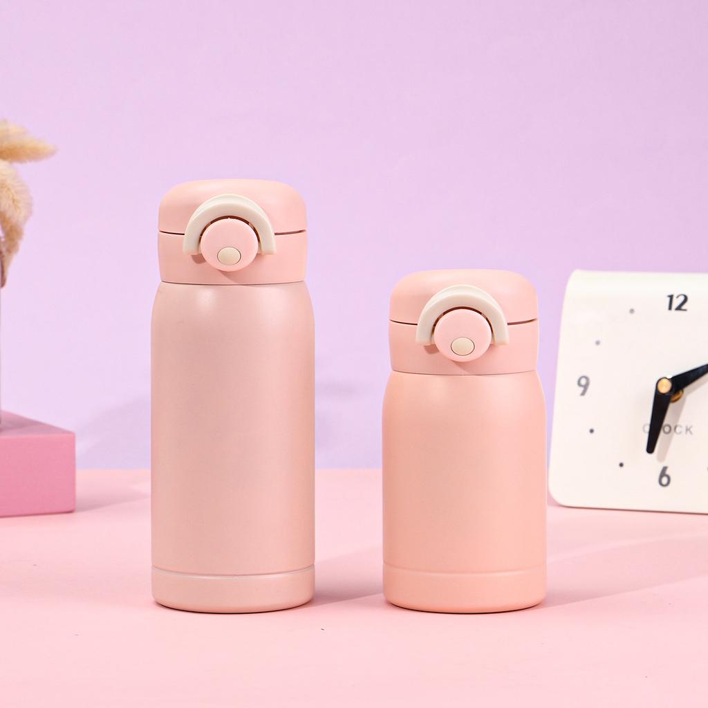 Mini Macaron Bouncing Cup Girls Stainless Steel Casual Cup Small Fresh Portable Thermos Cup