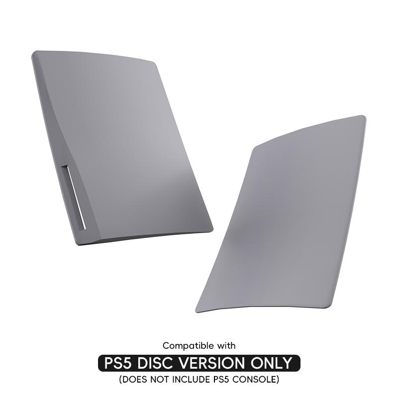 DATA FROG Replacement Plate Compatible with PS5 Disc Version Protective Hard Case Faceplate Shell For PS5 серый