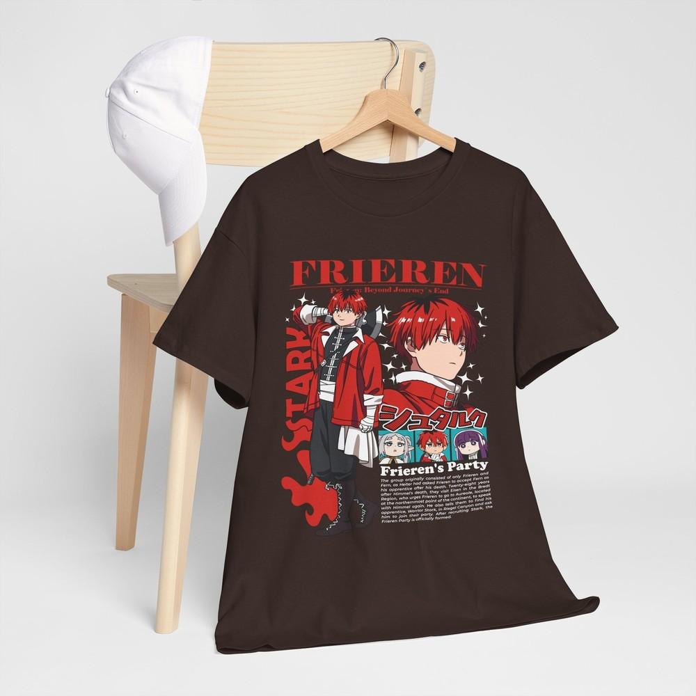 Frieren Tshirt Beyond Journeys End Fern Stark Girl Anime Gifts Shirt All Size