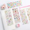 1 Pcs Cartoon Hot Stamping Transparent Stickers Escolar Student Diy Kawaii Scrapbooking Albums Decorative Stickers Stationery