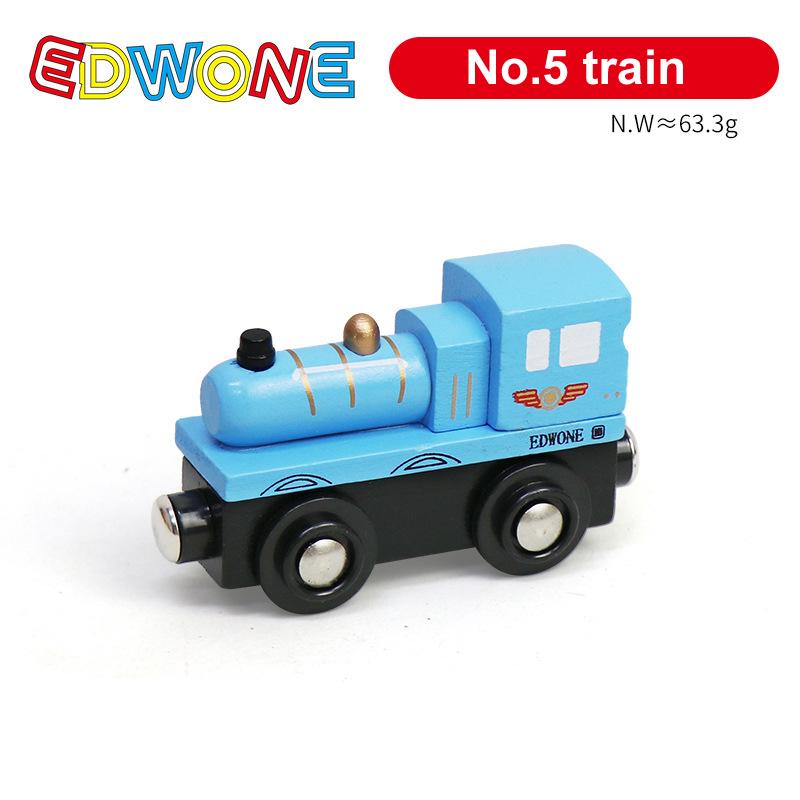 1pcs Magnetic Train Toys Wooden Train Locomotive Car Truck Railway Accessories Fit for Wooden Tracks Toys for Kids Gifts