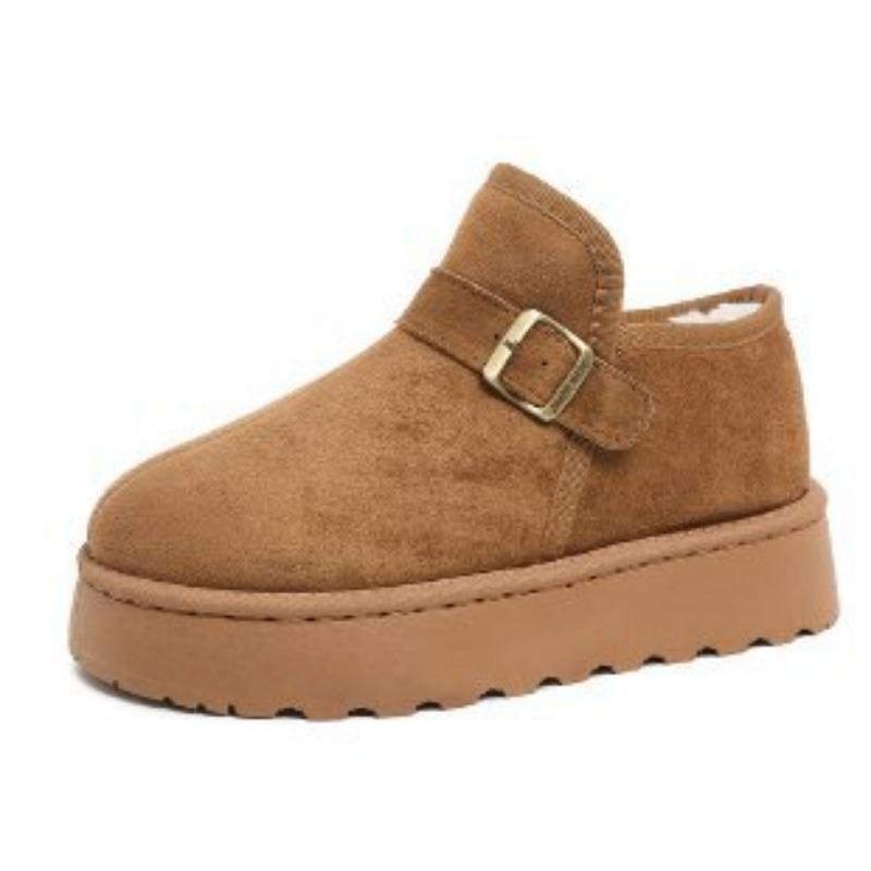 

Women s Large Size Soft Sole Winter Warm Fur Snow Boots Padded Lined Ankle Boots Anti-slip Hiking Casual Sports Cotton Boots 43 малиновый