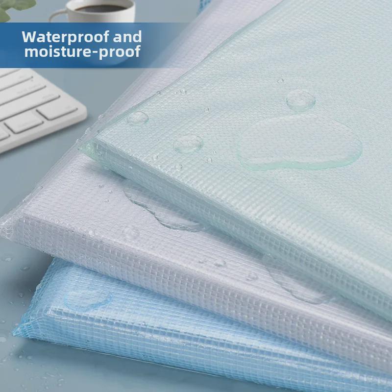 Large Capacity Transparent Waterproof File Bag for 8K Drawing and A3 Storage