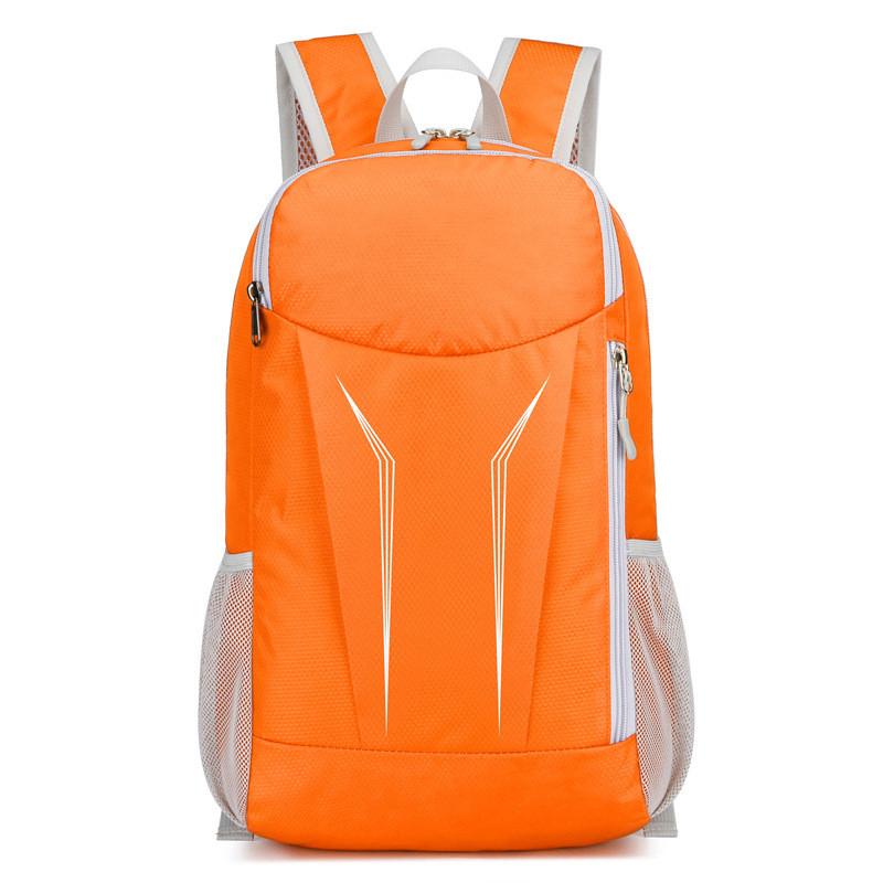Hiking Outdoor Folding Bag Splash Proof Light Schoolbag Riding Zipper Backpack