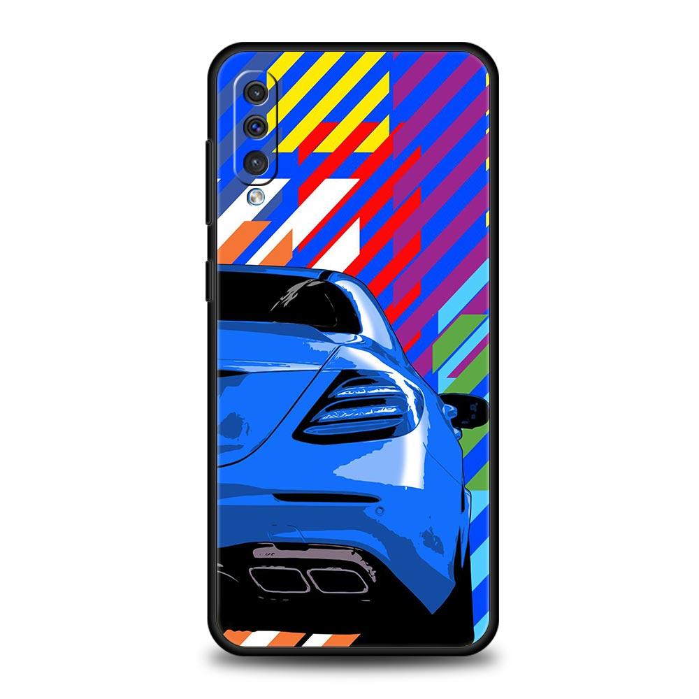 JDM Sports Car Lamp Aircraft Phone Case For Samsung Galaxy A52 A50 A70 A30 A40 A20S A20E A02S A12 A22 A72 A42 A32 5G A04s Cover
