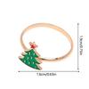 1PC Christmas Aesthetic Napkin Ring Cartoon Alloy Ritual Sense Metal Multi-element Napkin Clasp Creativity Table Setting