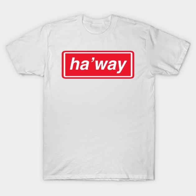 

Men Black Print T-shirt Ha Way No-Cut Transfer Paper Print Cotton Tshirt 4XL білий