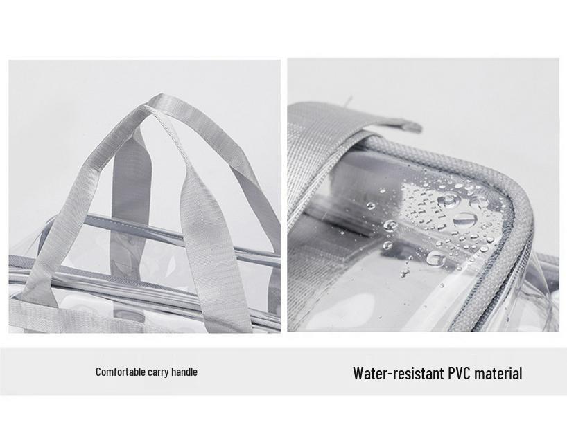 Women's 2025 Transparent PVC Backpack: Large Capacity, Waterproof Fashion Schoolbag