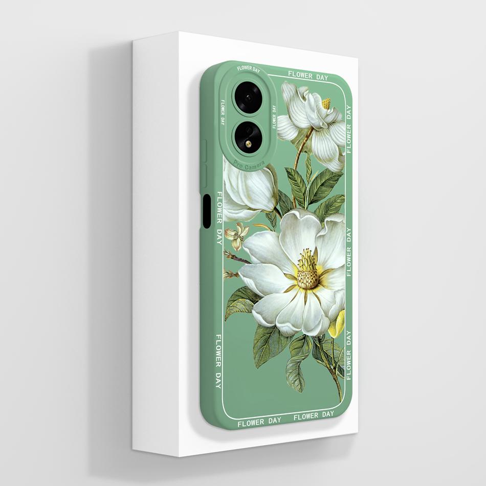 For Oppo A38 Case Oppo A18 Cover Cute Panda Soft Liquid Silicone Back Covers For Oppo A 38 4G Full Protection Phone Housing Capa