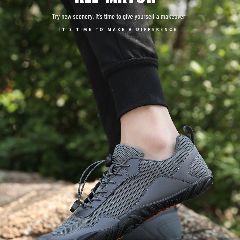 Wide Foot Non-Slip Outdoor Hiking Shoes for Men & Women - Windproof, Coldproof, Casual, and Military Training Ready.