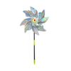 1/10Pcs Farm DIY Silver Laser Bird Repellent Pinwheels Rotating Windmill Outdoor Lawn Decor Garden Bird Repeller