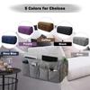 Sofa Armrest Storage Bag with 14 Pockets Non Slip Sofa Armrest Storage Organizer Sofa Armchair Caddy Armrest Covers