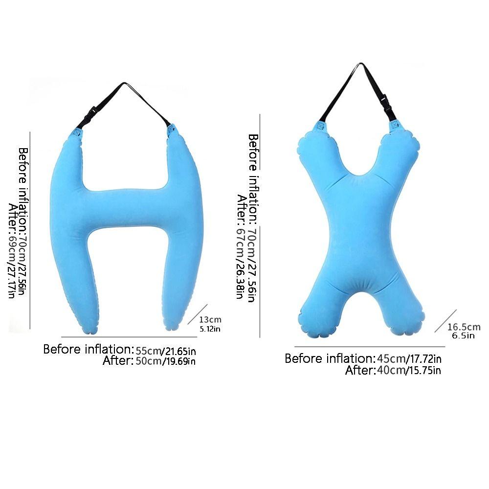 Head Support Car Sleeping Pillow for Kids Self Inflatable Car Headrest  Resting