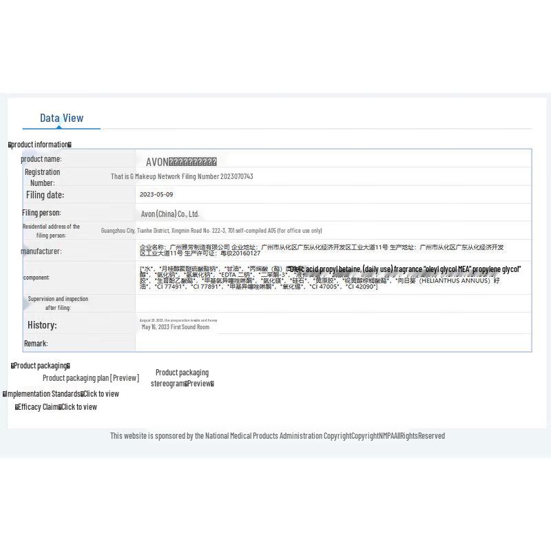 AVON Little Black Dress Perfume Shower Gel