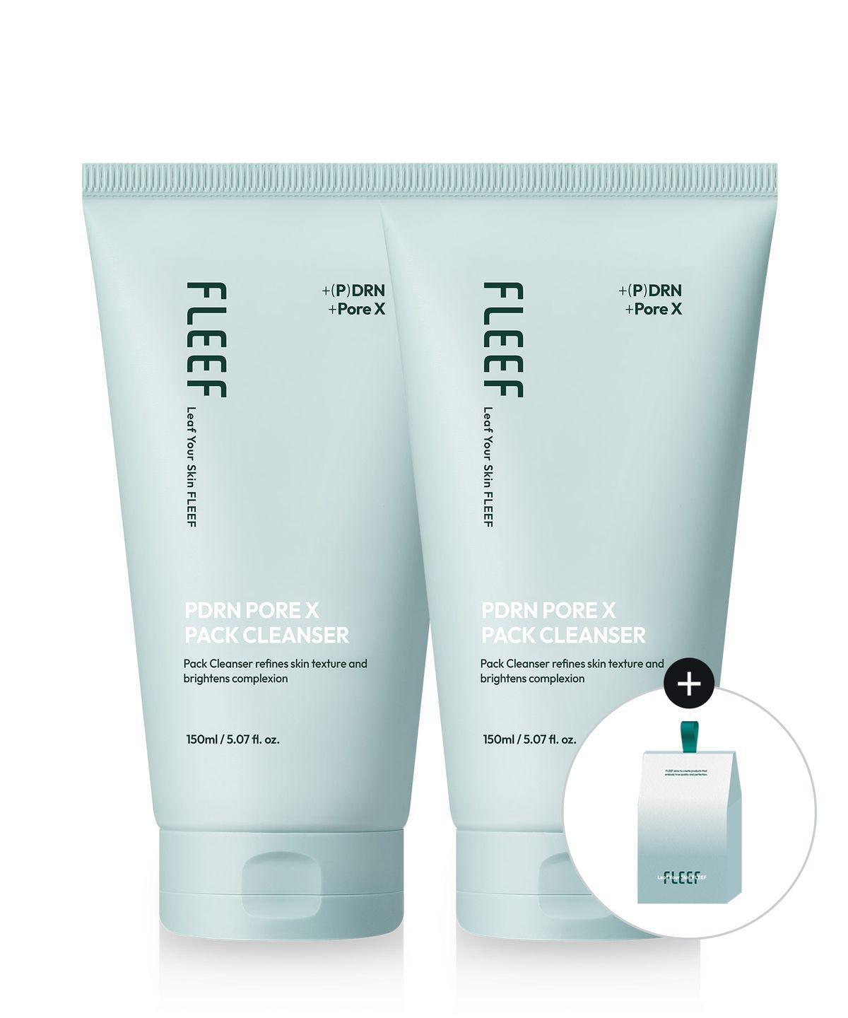 [2PACK] PDRN PoreX Charcoal Bead Pack Cleanser 150ml